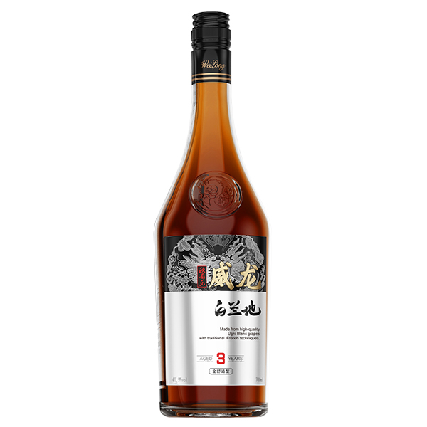 威龙欧葡乐白兰地3年